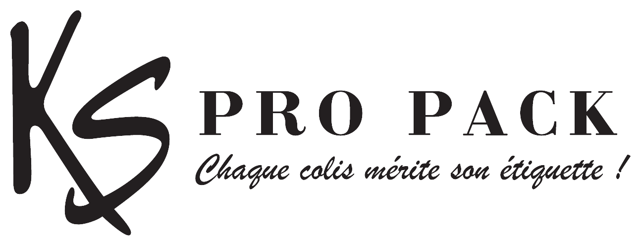 Logo KS PRO PACK - Chaque colis mérite son étiquette !